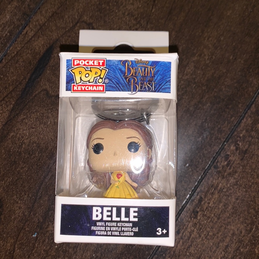 Belle funko keychain